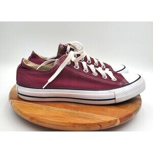 CONVERSE Chuck Taylor ALL STAR LOW TOP Maroon Sneakers (139794F) W-9 Unisex